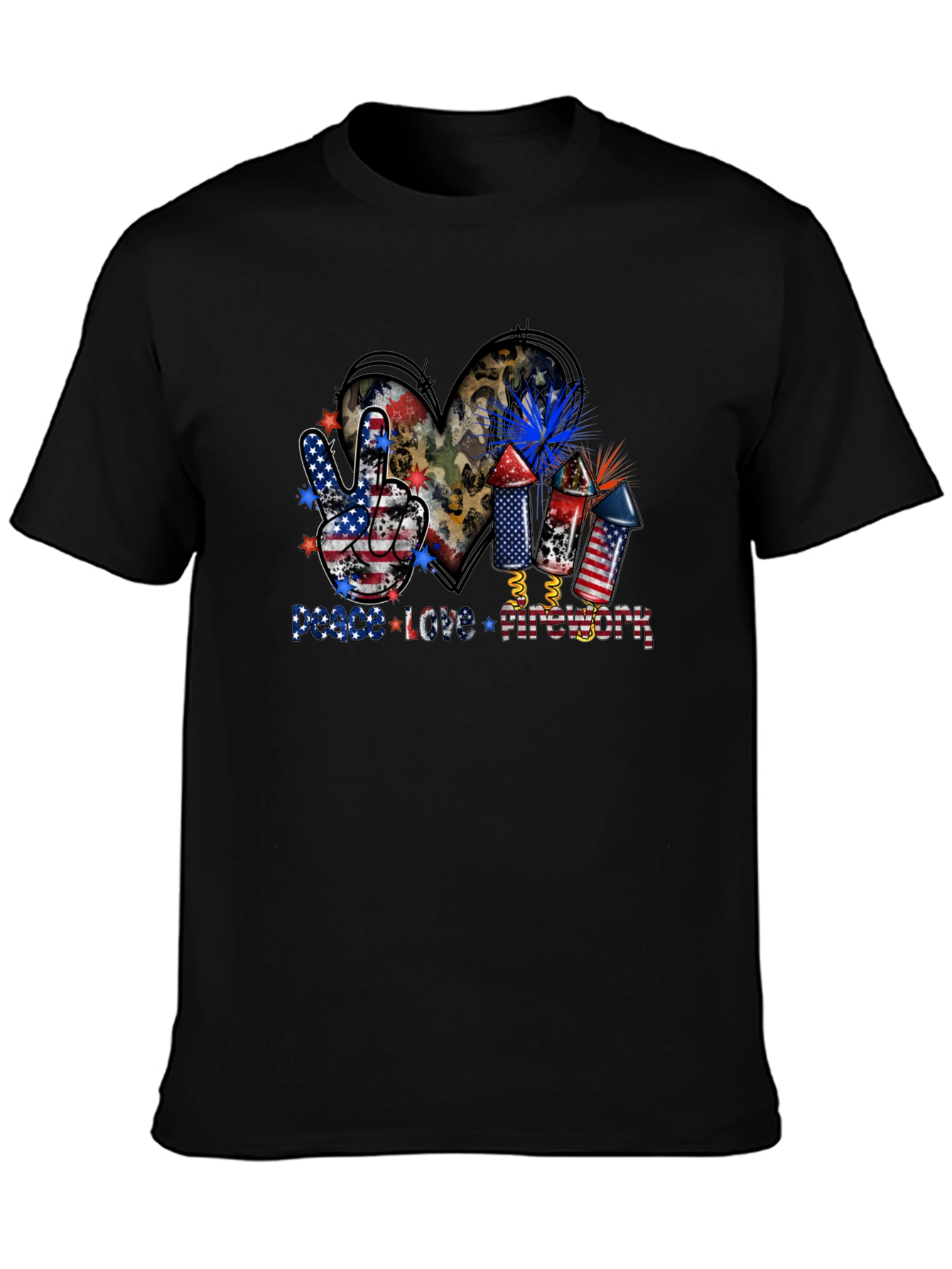 Peace Love Fireworks T-Shirt