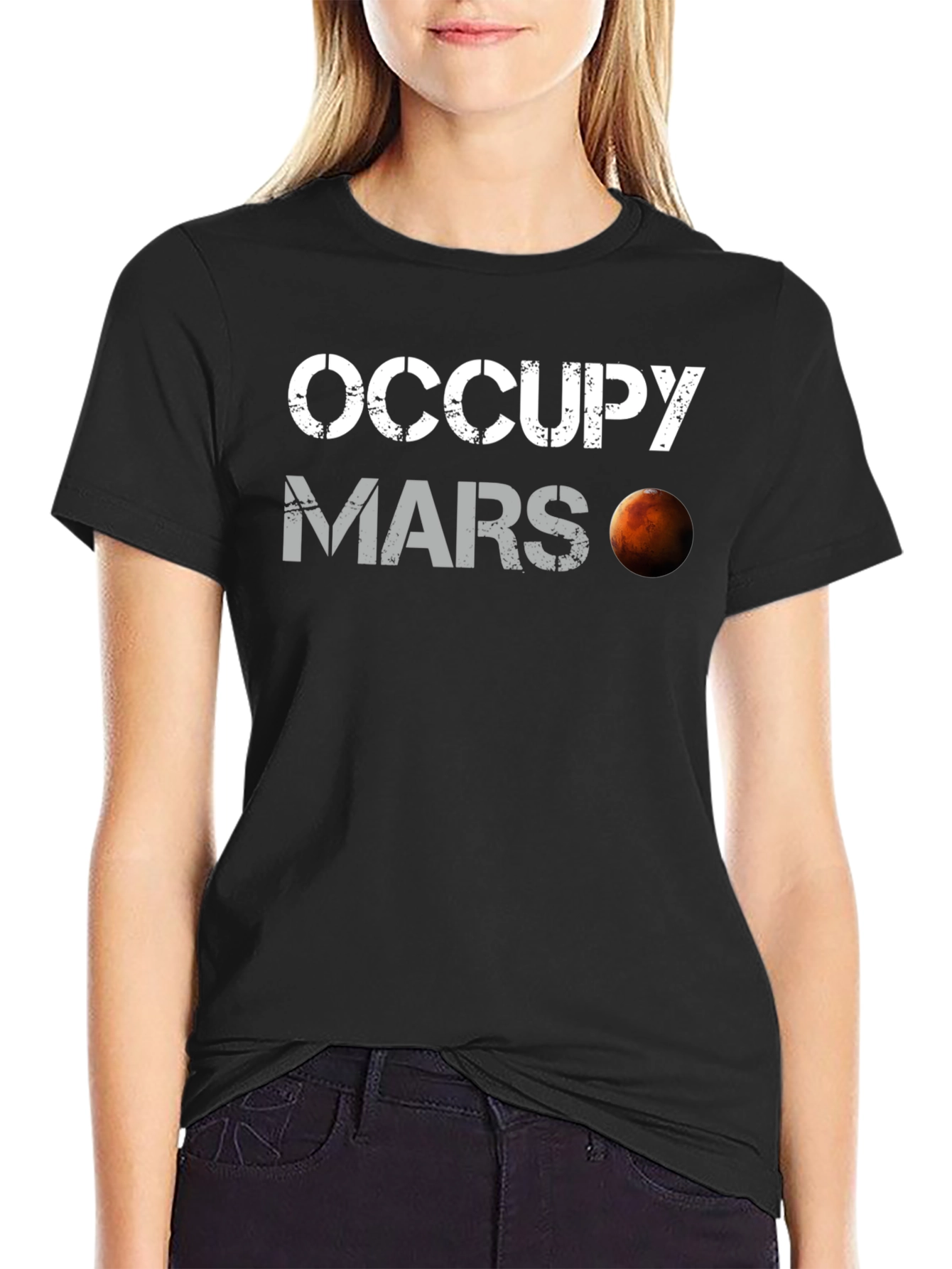 Occupy Mars T-Shirt - Space Exploration Tee