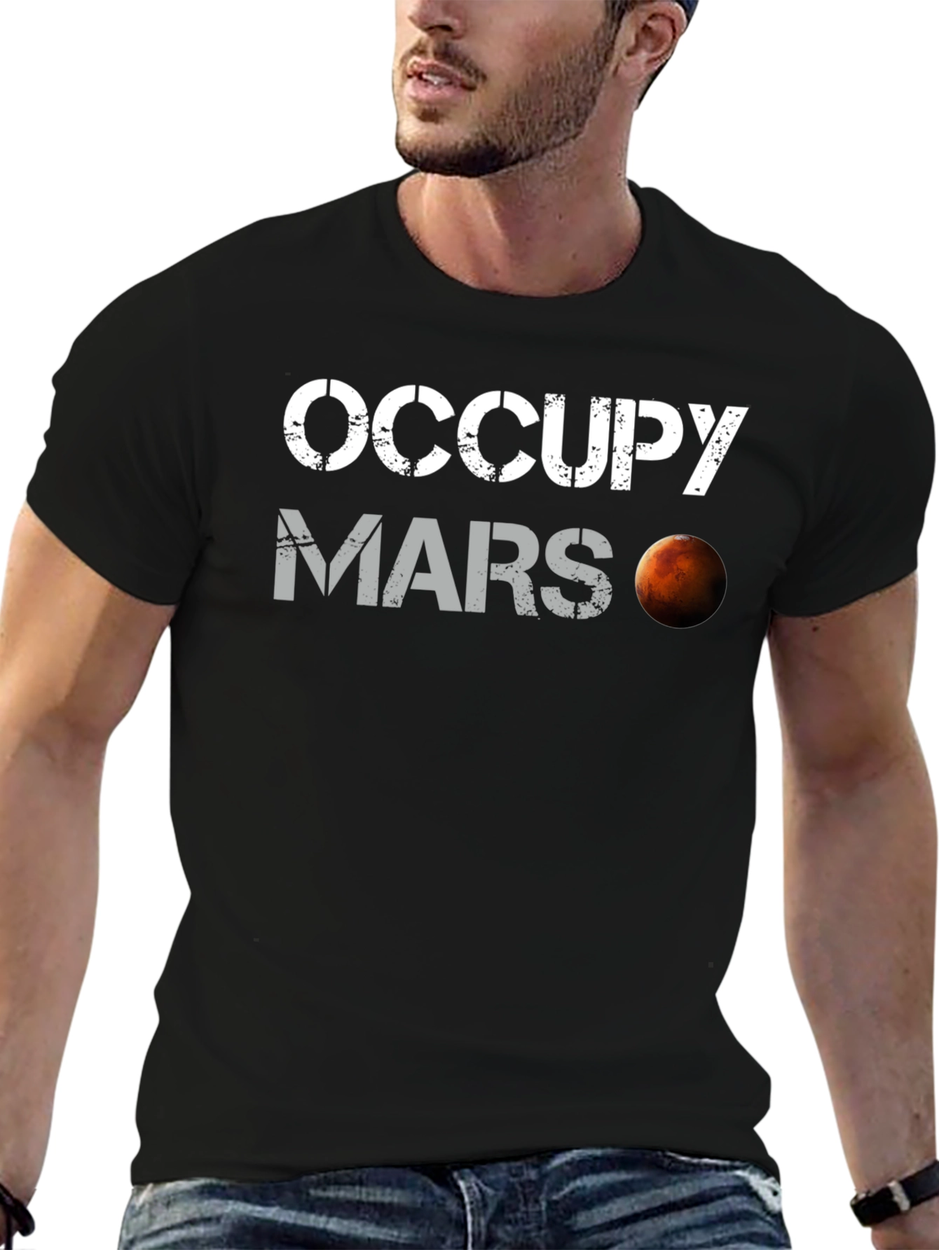 Occupy Mars T-Shirt - Space Exploration Tee