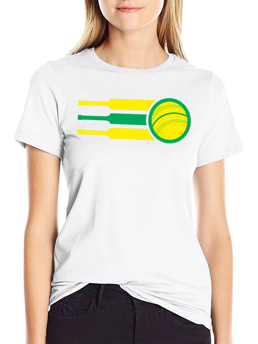 Cricket Ball Graphic Tee - Stylish Sports T-Shirt