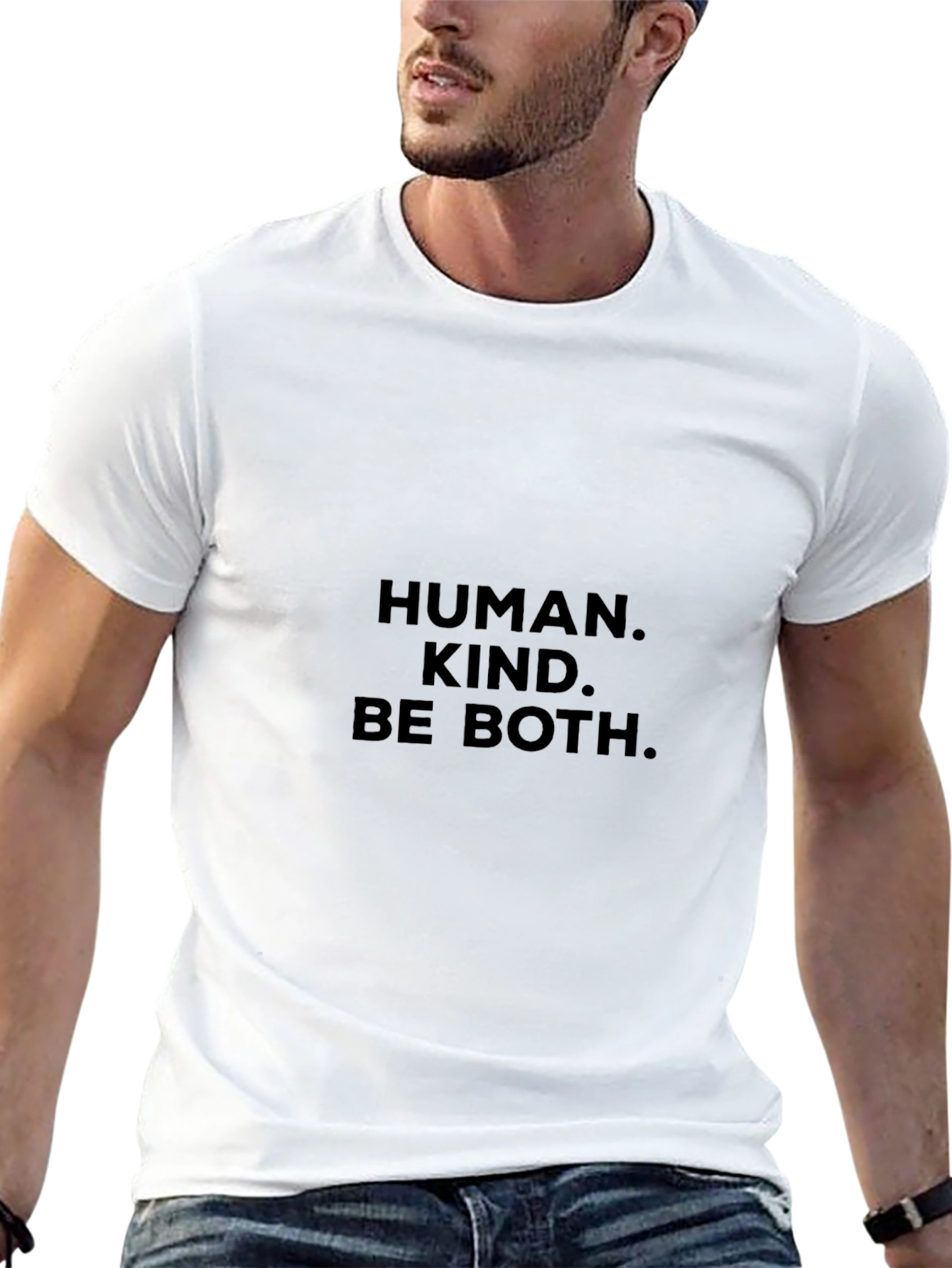 Human Kind Be Both Black T-Shirt