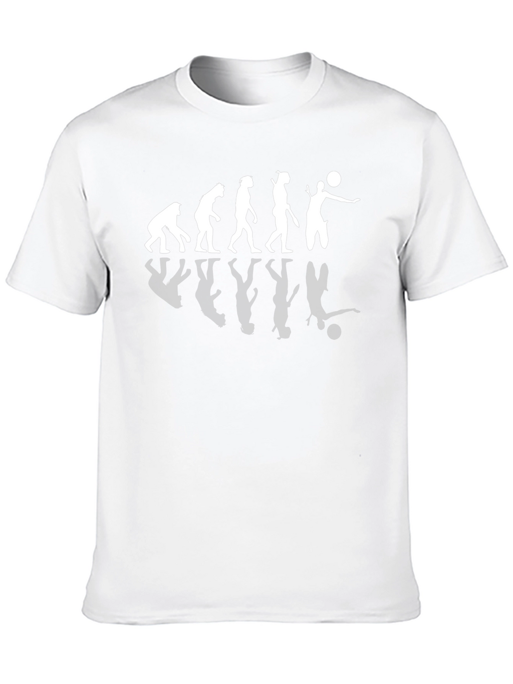 Volleyball Evolution Black T-Shirt