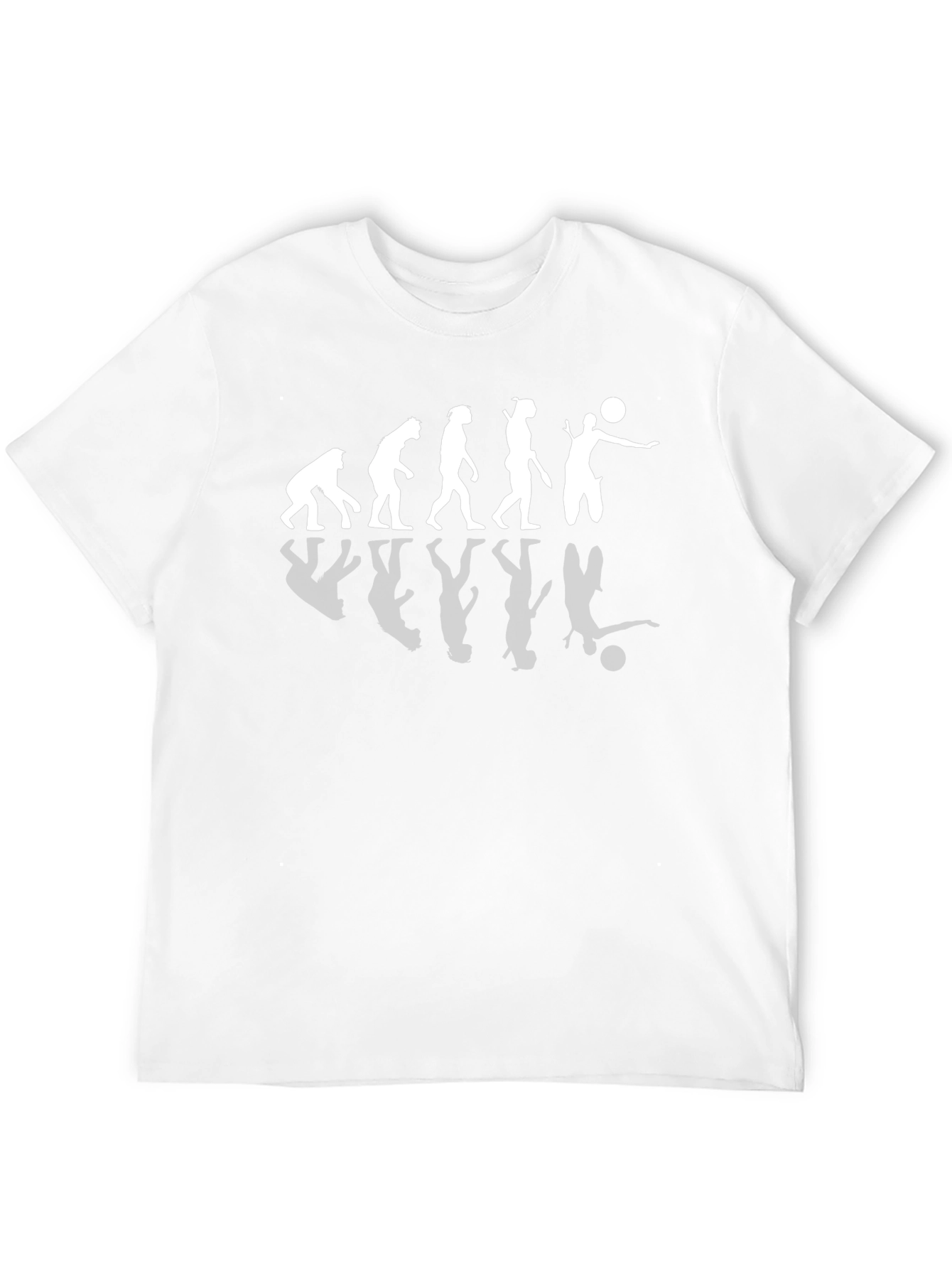 Volleyball Evolution Black T-Shirt