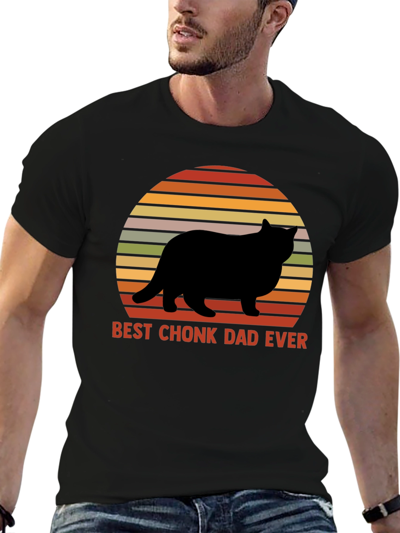 Best Chonk Dad Ever Graphic Tee