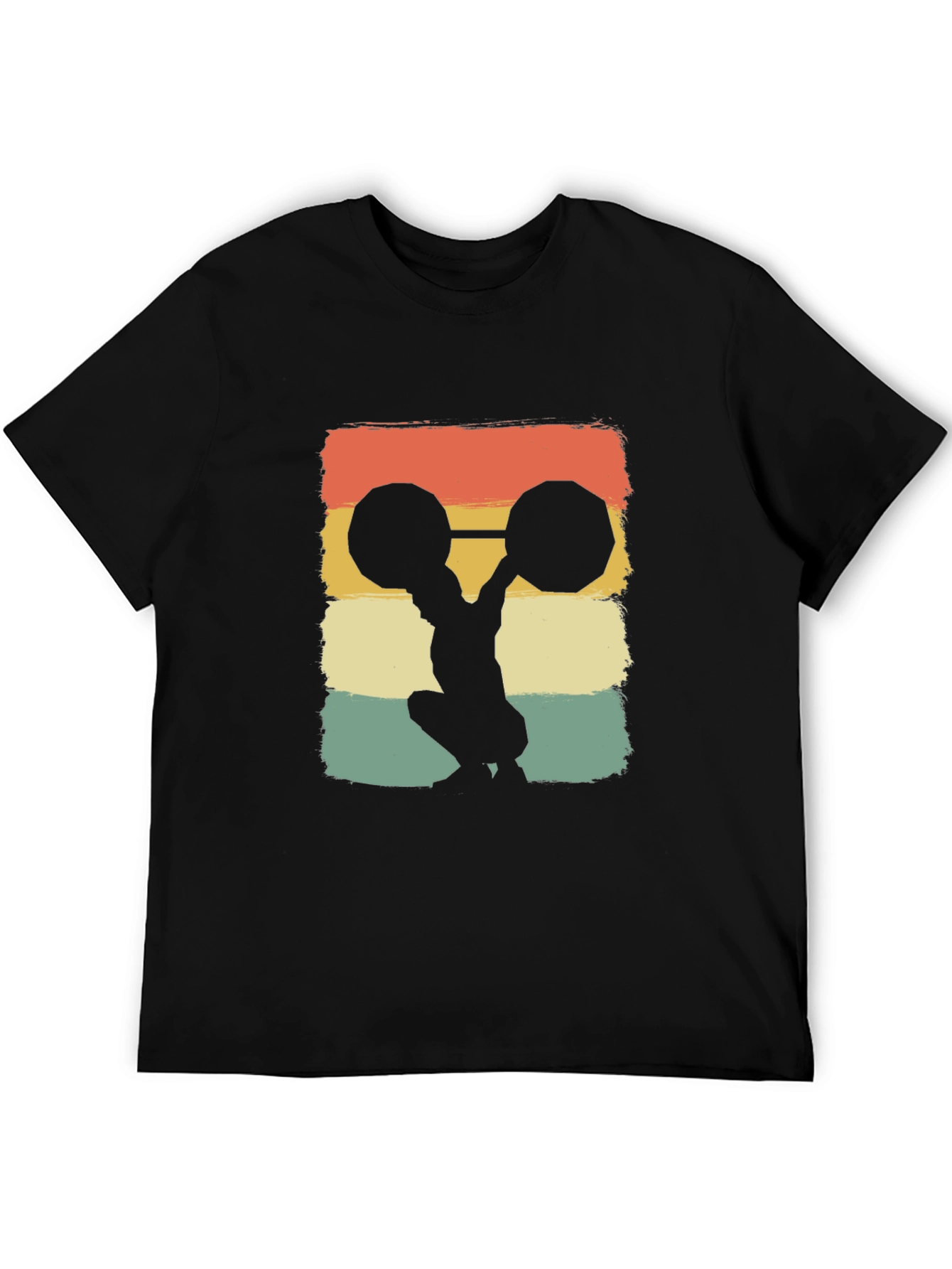 Retro Weightlifter Graphic Tee