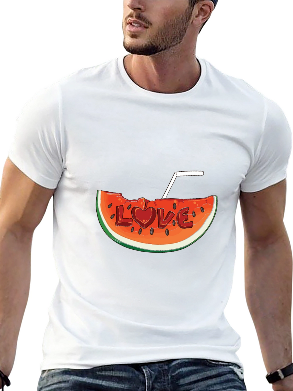 Watermelon Love Graphic Tee - Summer Fun