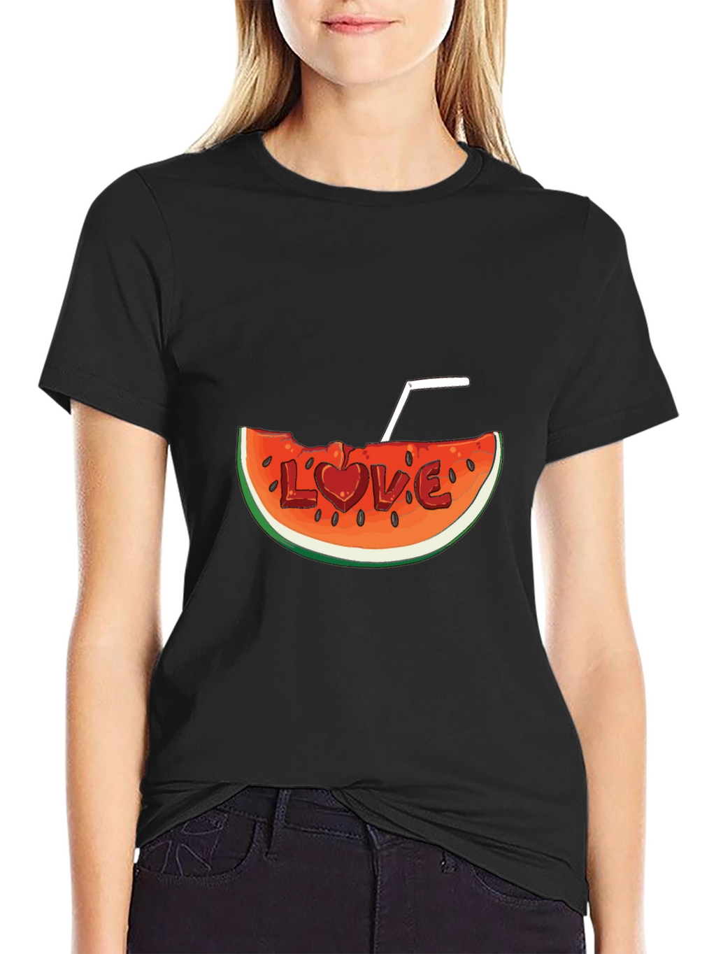 Watermelon Love Graphic Tee - Summer Fun