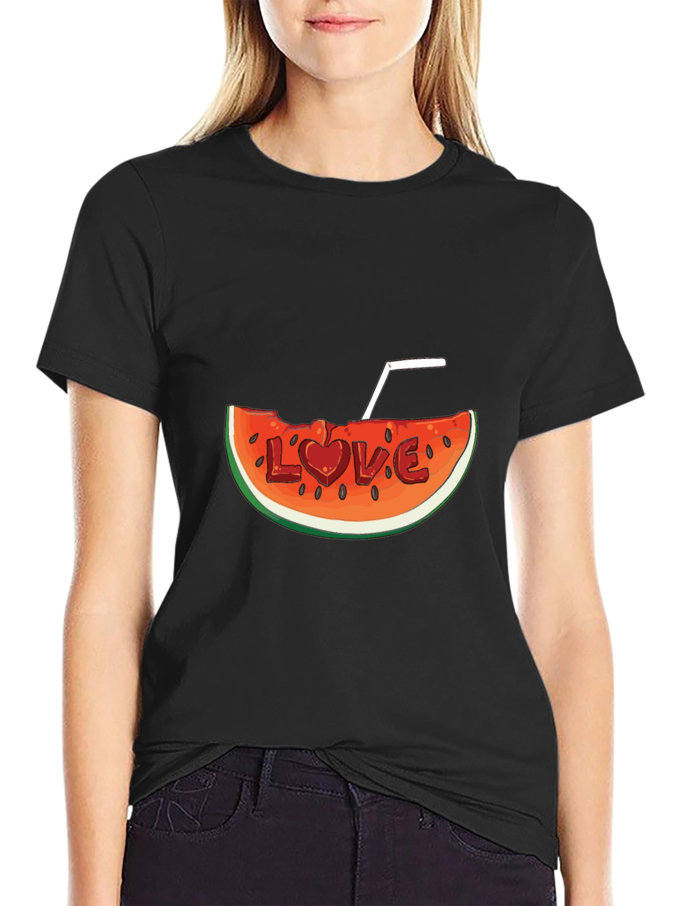 Watermelon Love Graphic Tee - Summer Fun