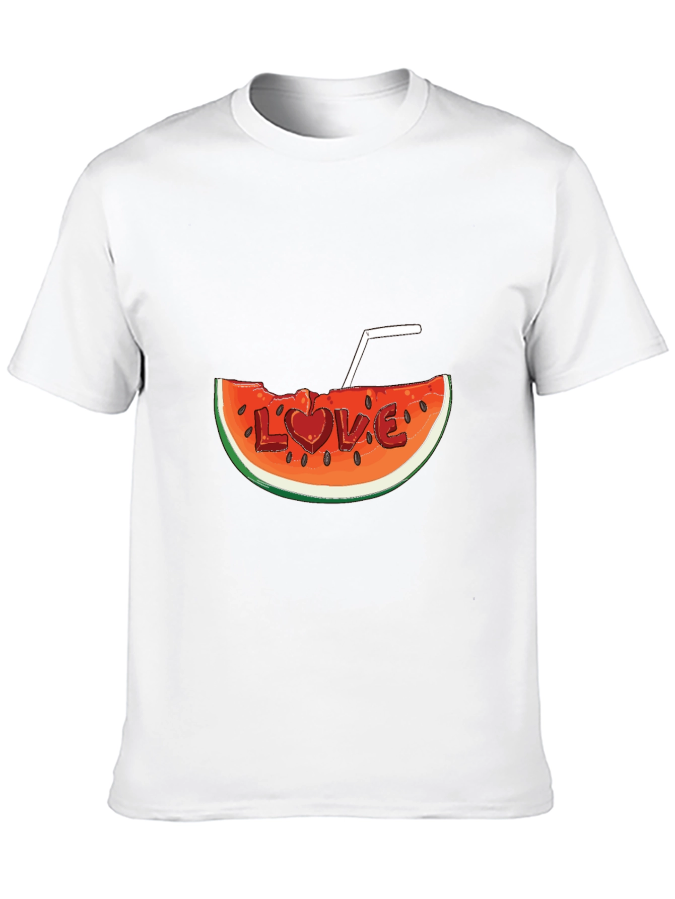 Watermelon Love Graphic Tee - Summer Fun