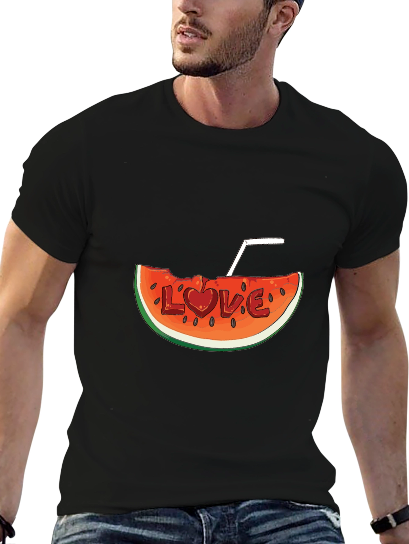 Watermelon Love Graphic Tee - Summer Fun