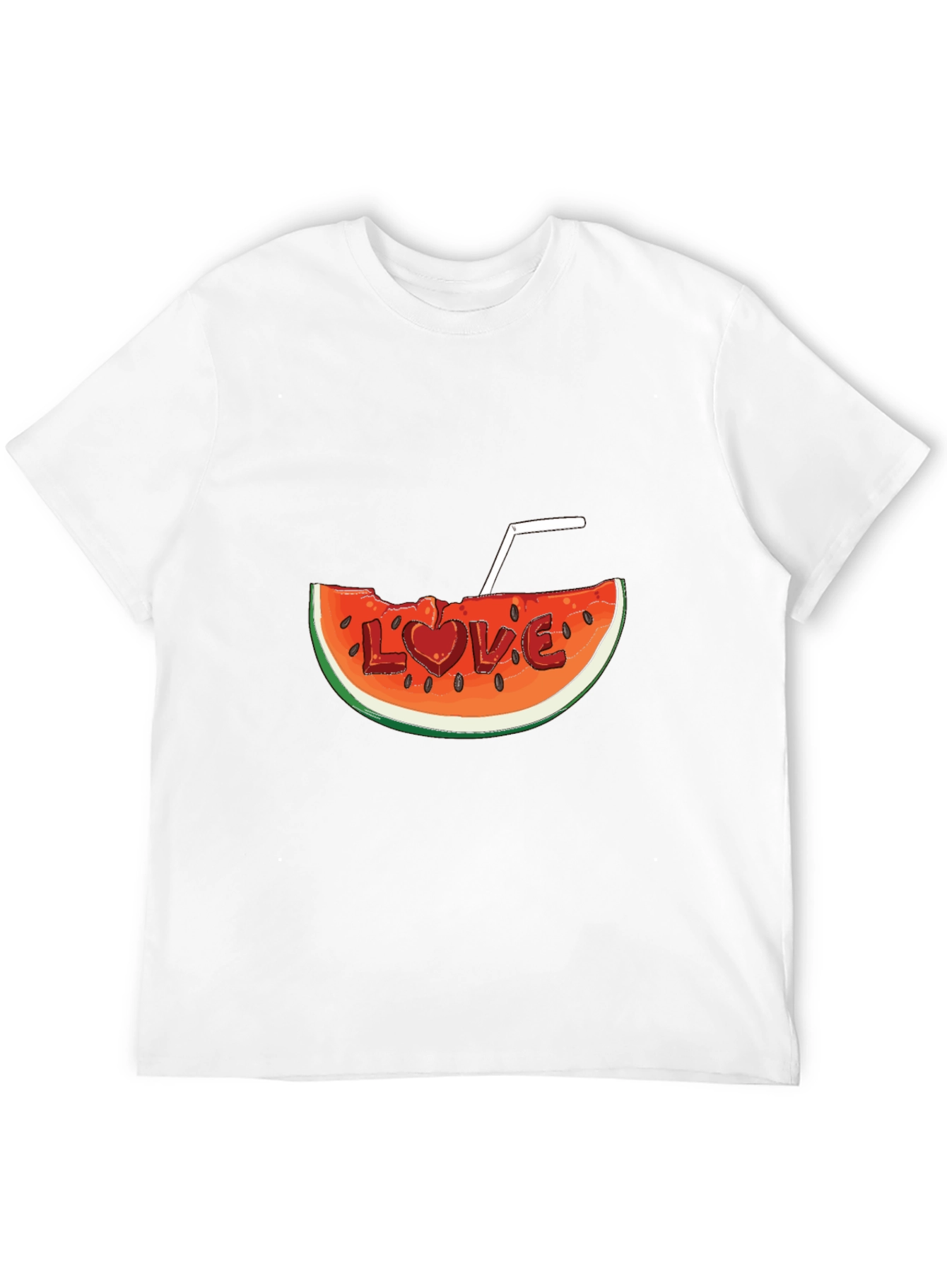 Watermelon Love Graphic Tee - Summer Fun