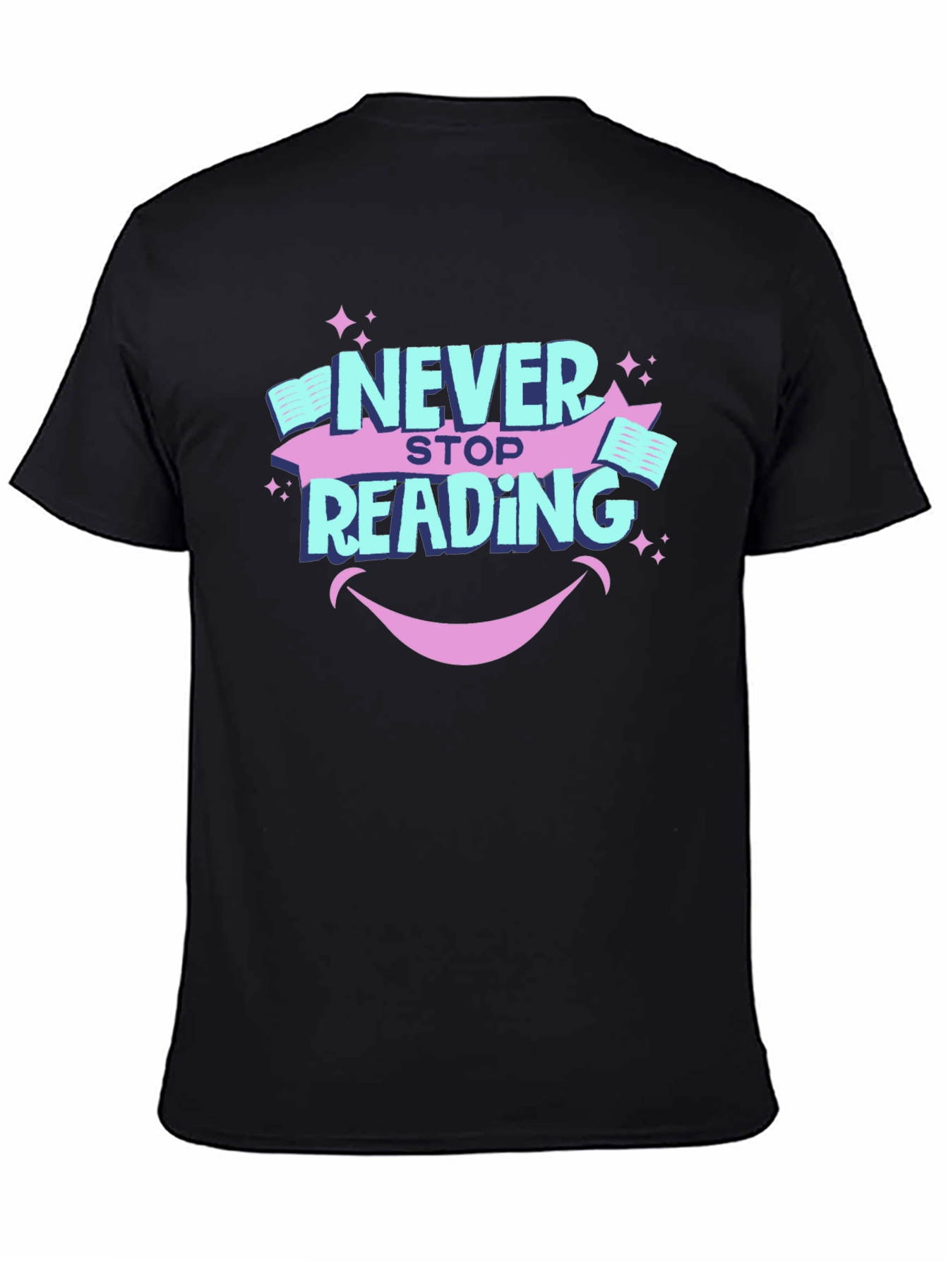 Never Stop Reading Graphic T-Shirt