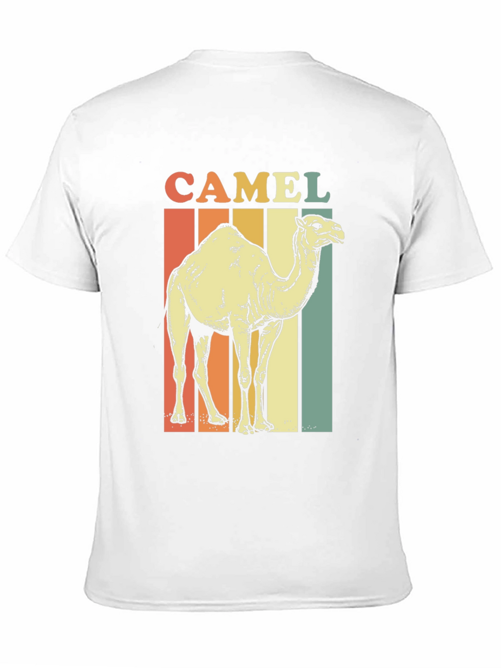 Retro Camel Graphic Tee - Unisex Black T-Shirt