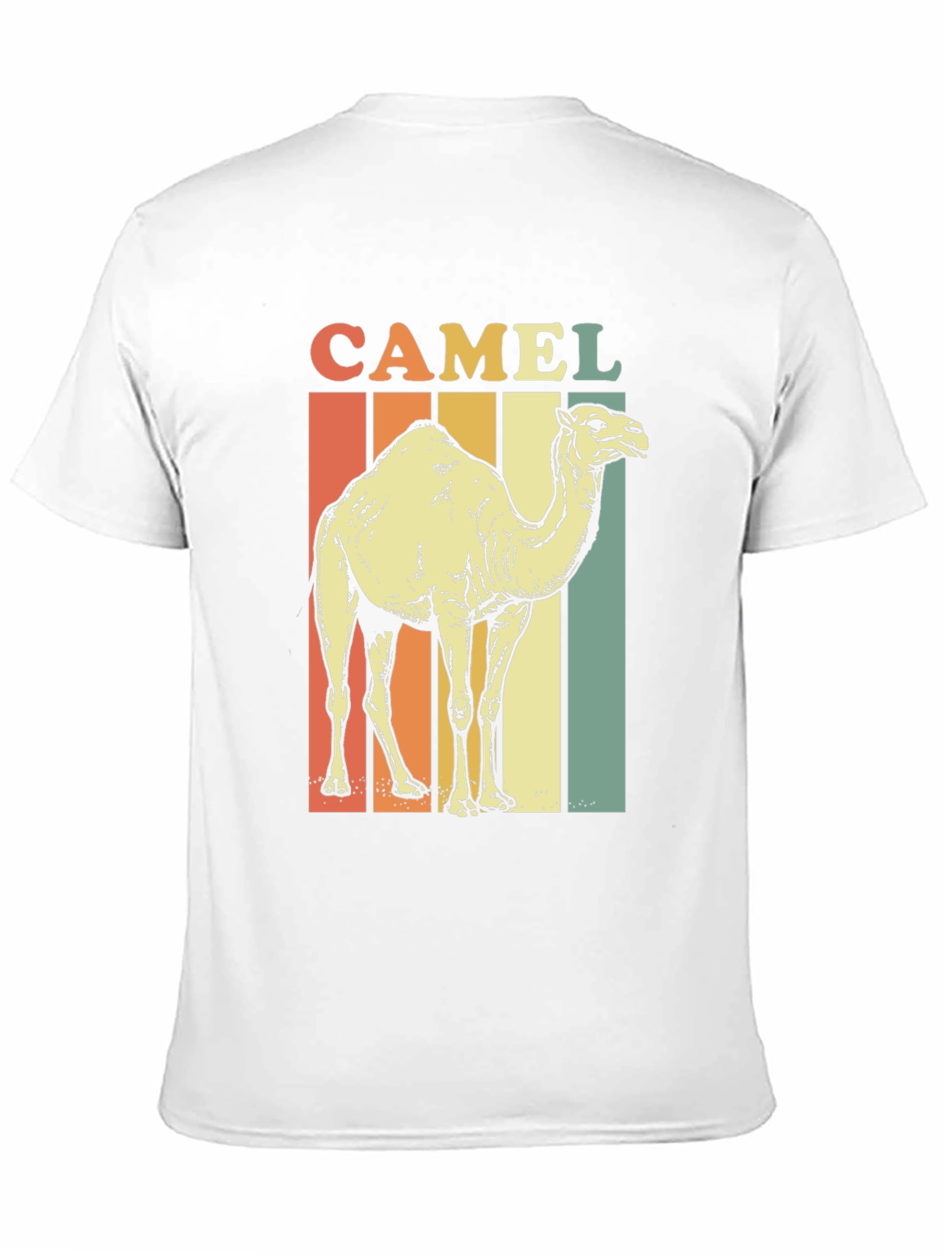 Retro Camel Graphic Tee - Unisex Black T-Shirt
