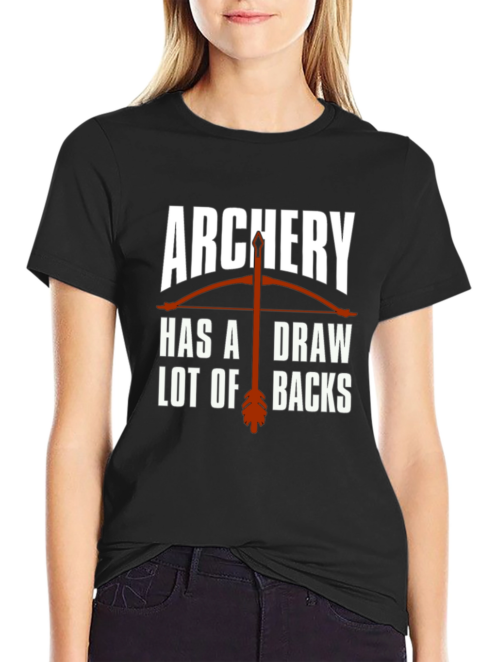 Archery Drawbacks Graphic T-Shirt - Novelty Design