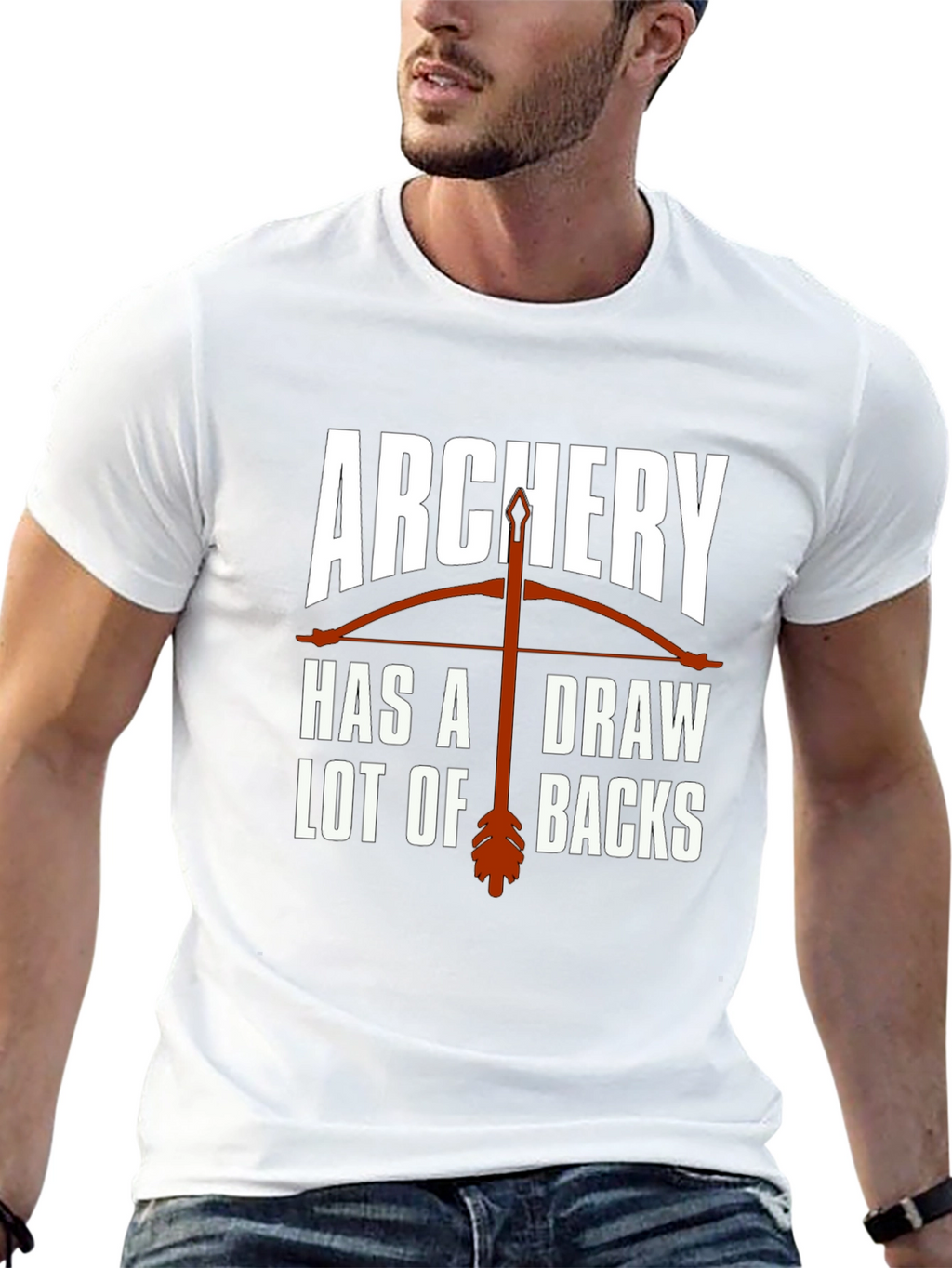 Archery Drawbacks Graphic T-Shirt - Novelty Design
