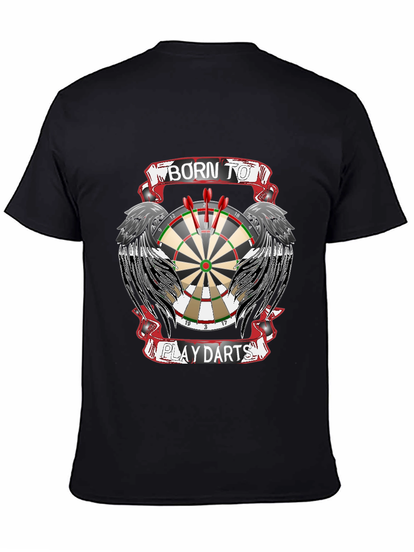 Born to Play Darts Graphic Tee