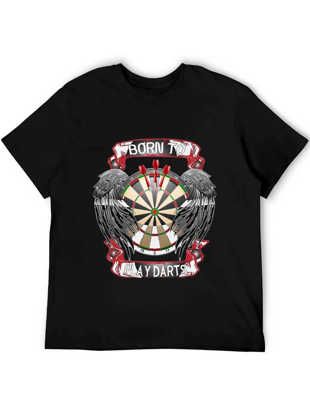 Born to Play Darts Graphic Tee