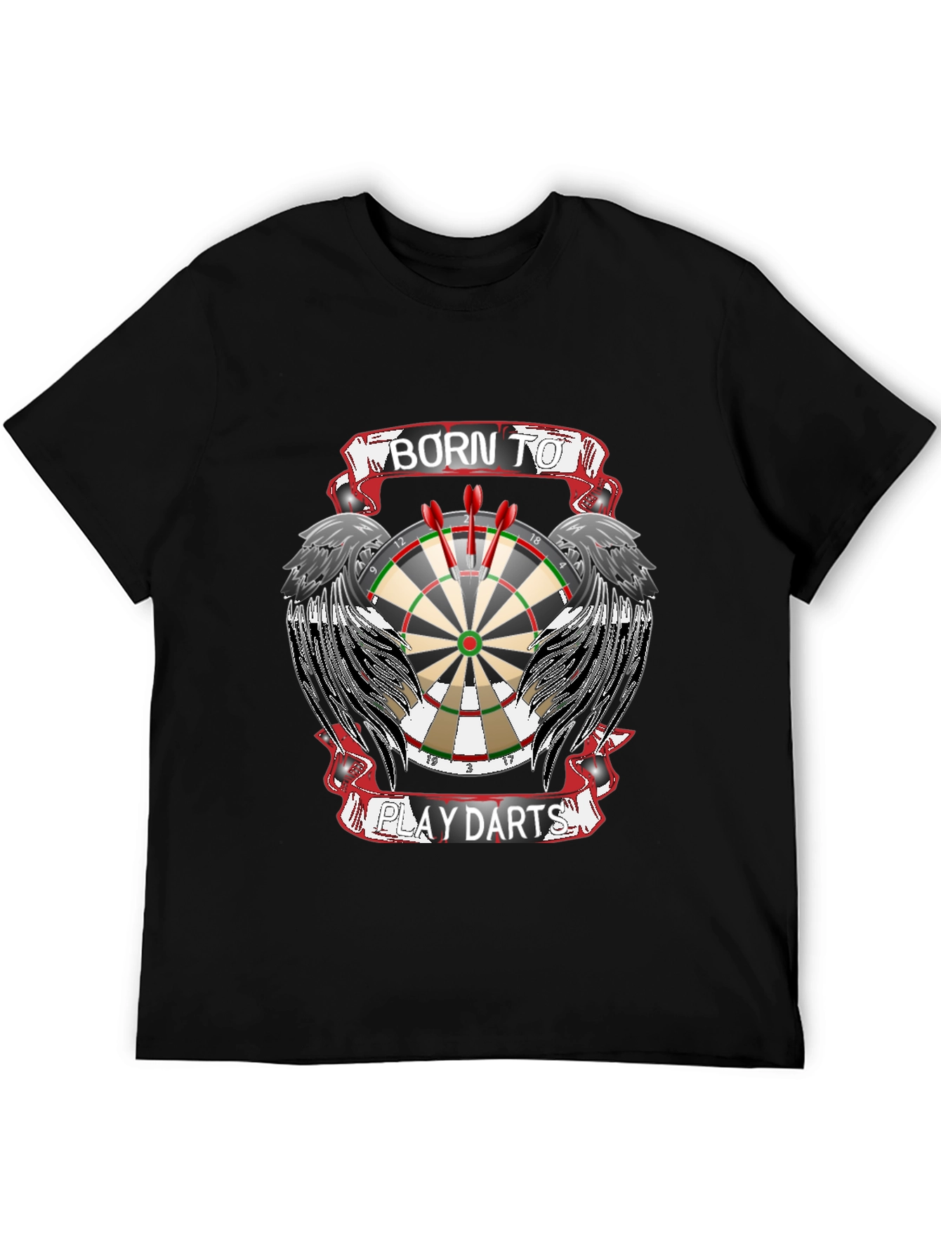 Born to Play Darts Graphic Tee