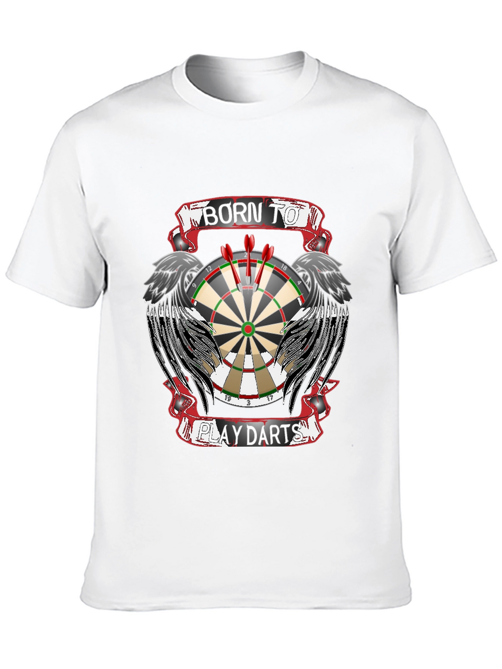 Born to Play Darts Graphic Tee