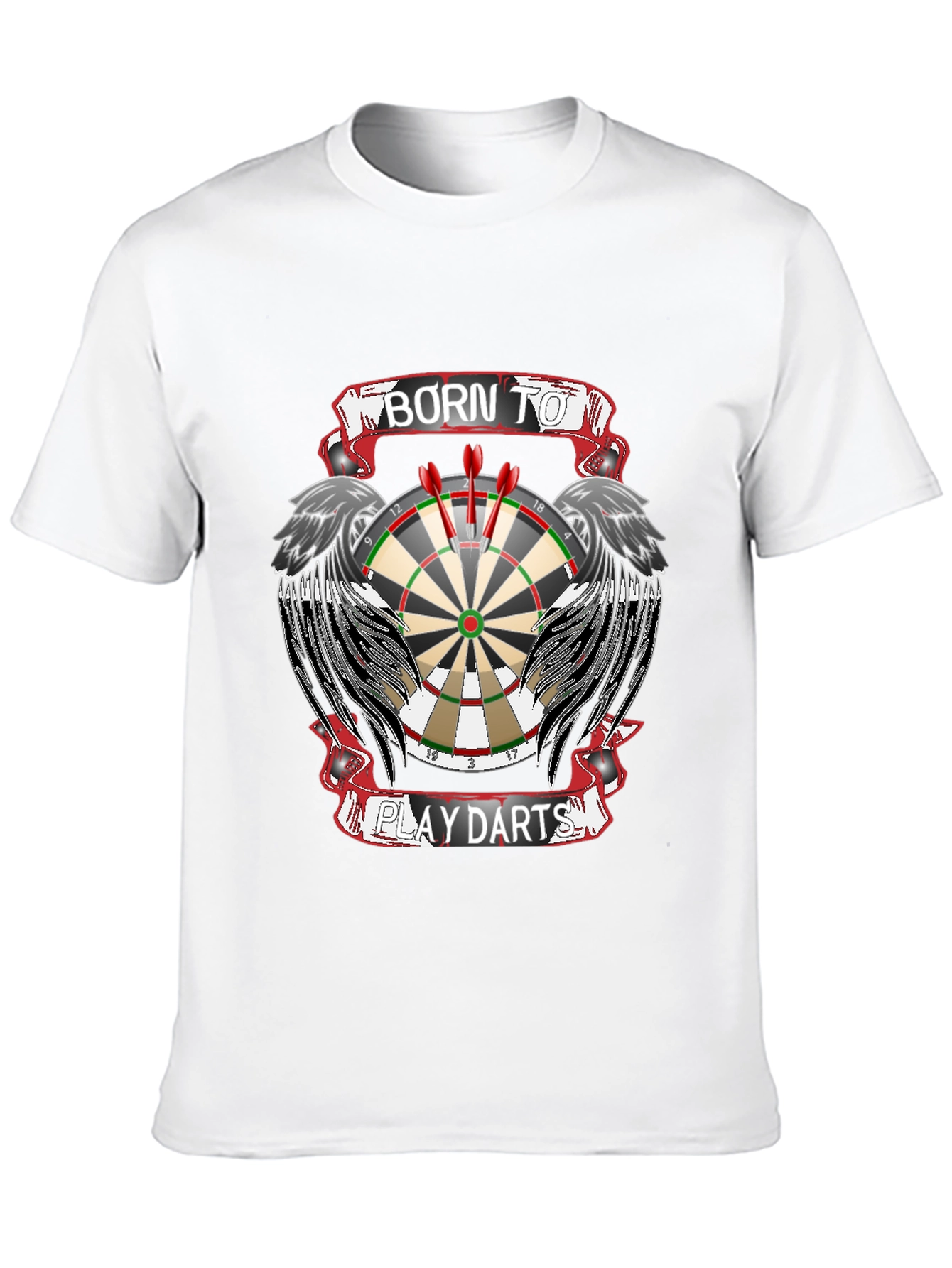 Born to Play Darts Graphic Tee