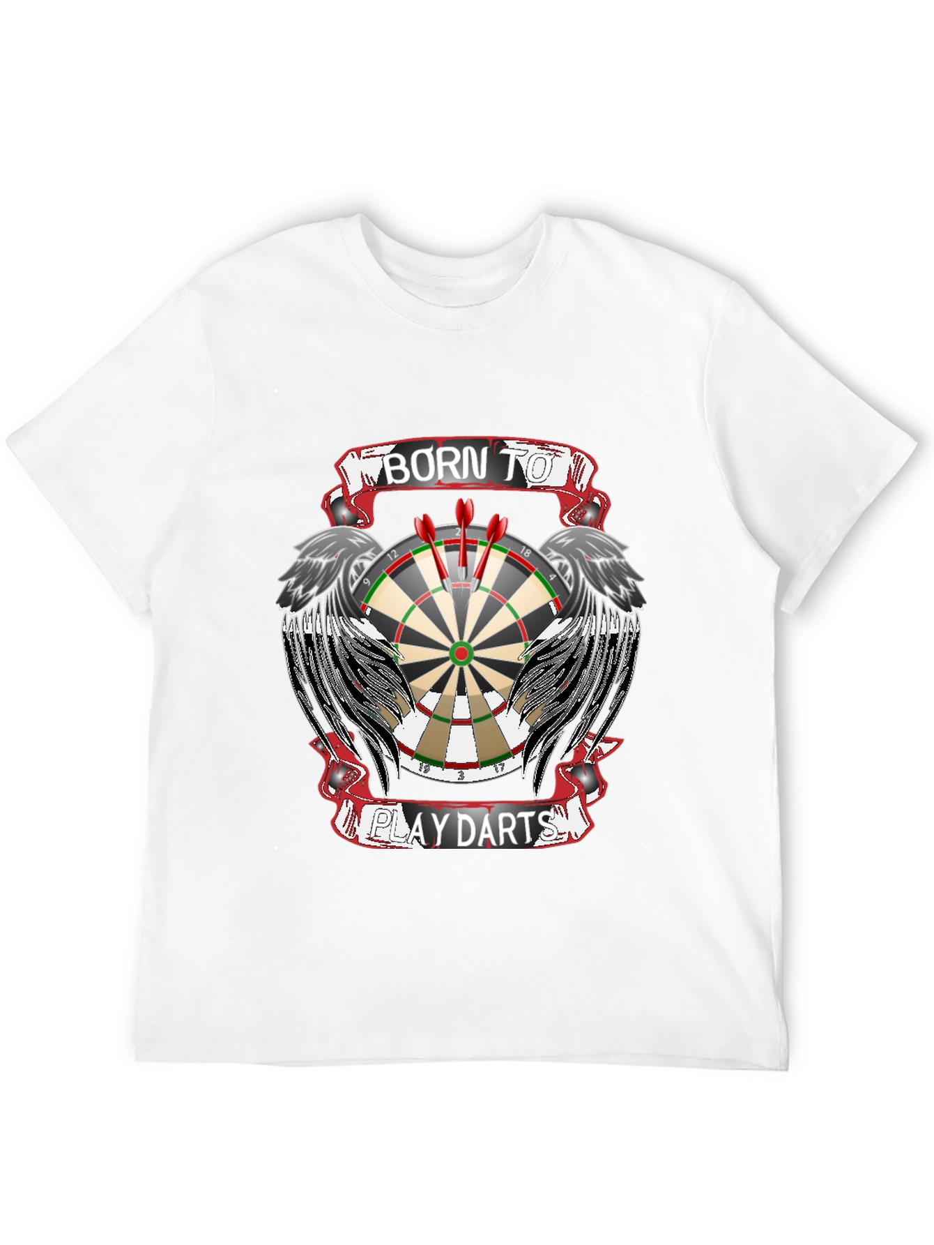 Born to Play Darts Graphic Tee
