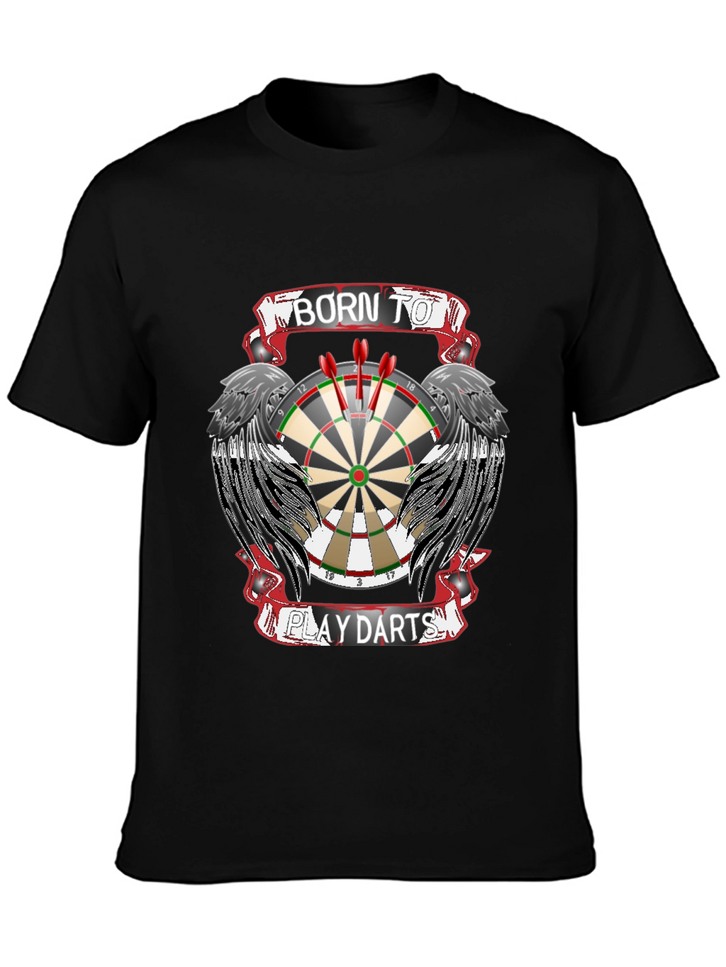 Born to Play Darts Graphic Tee