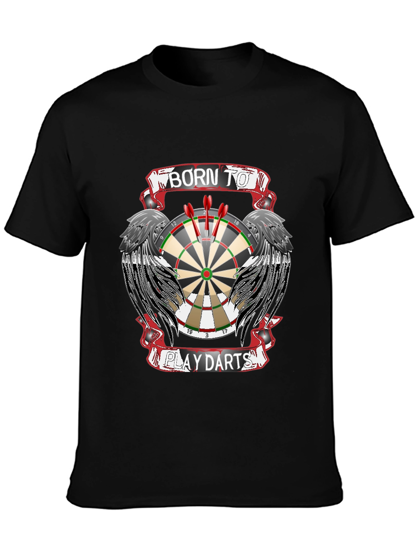 Born to Play Darts Graphic Tee