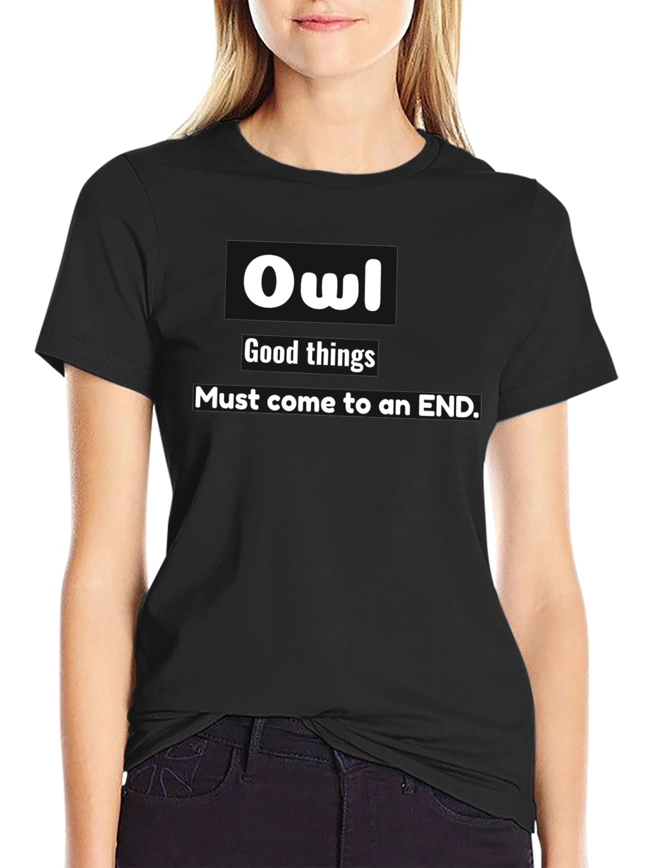 Owl Good Things Must End Graphic T-Shirt