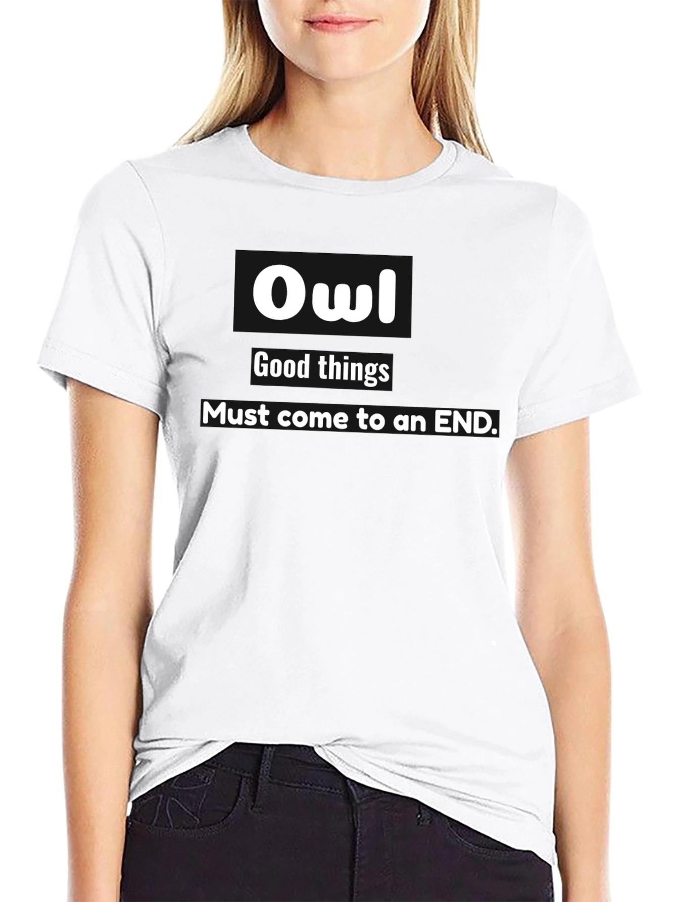 Owl Good Things Must End Graphic T-Shirt