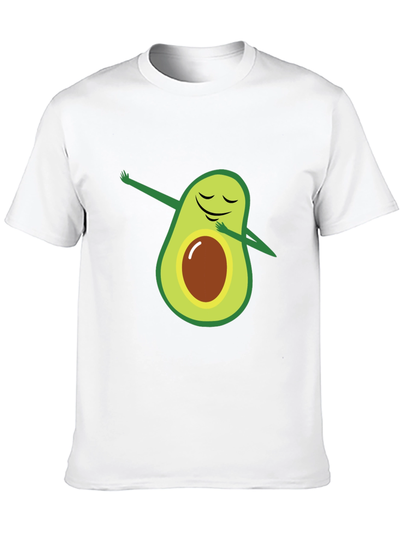 Dabbing Avocado Black T-Shirt