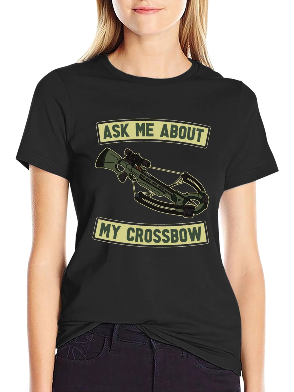 Ask Me About My Crossbow T-Shirt