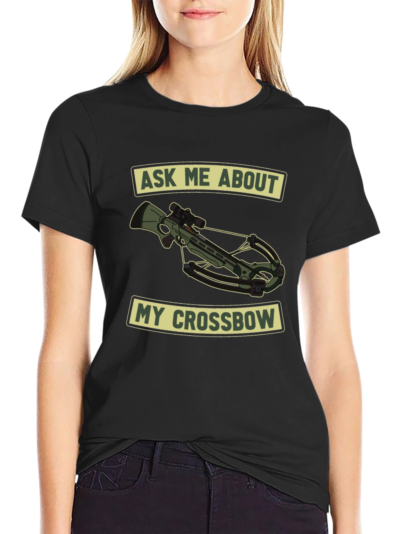 Ask Me About My Crossbow T-Shirt