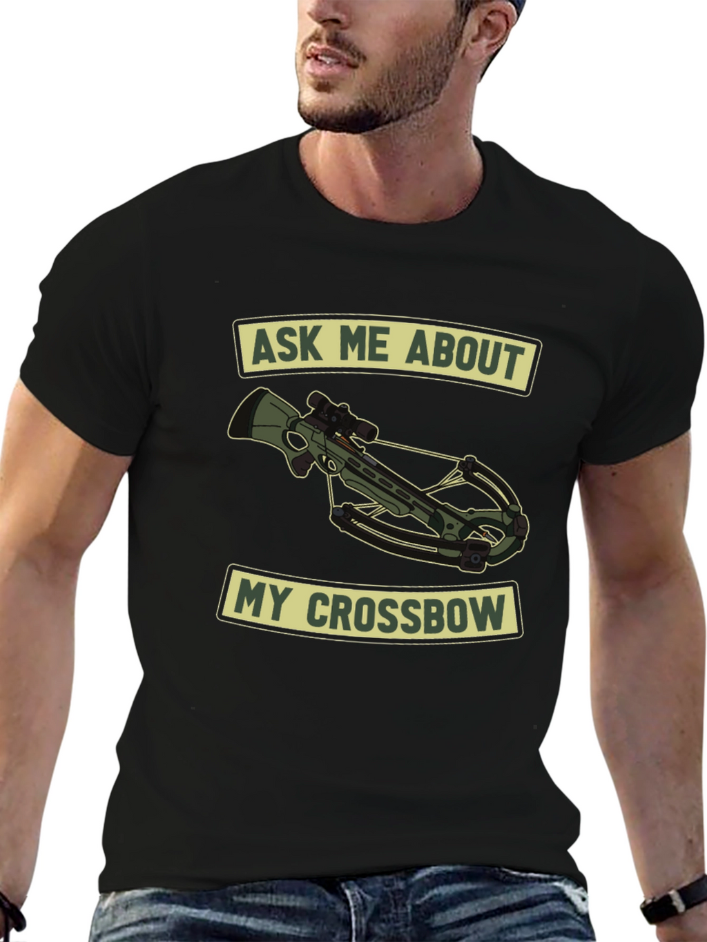 Ask Me About My Crossbow T-Shirt