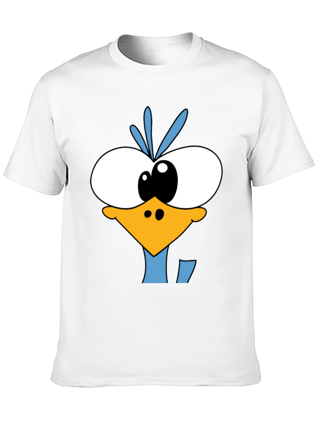 Road Runner Cartoon Graphic Black T-Shirt