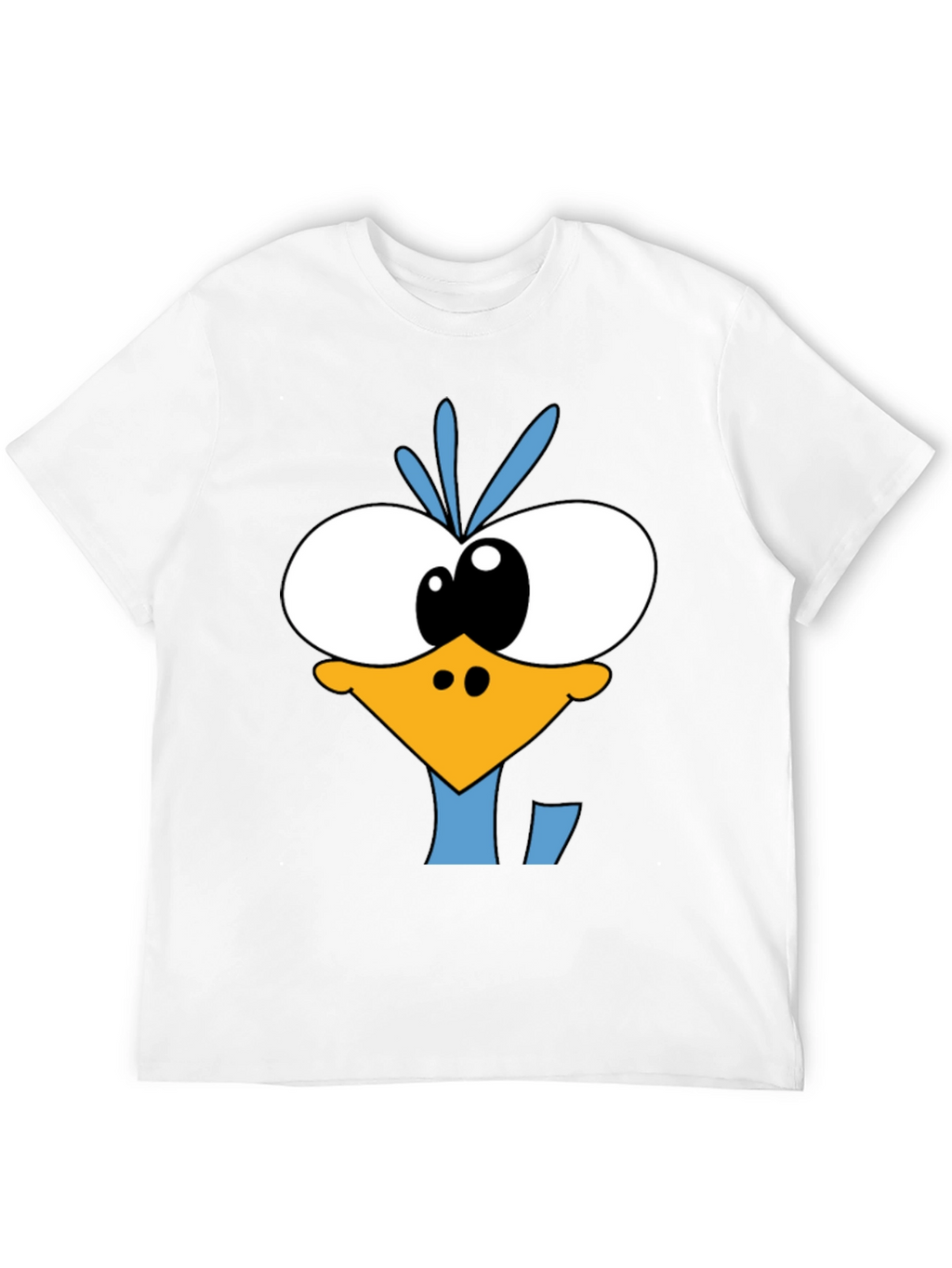 Road Runner Cartoon Graphic Black T-Shirt