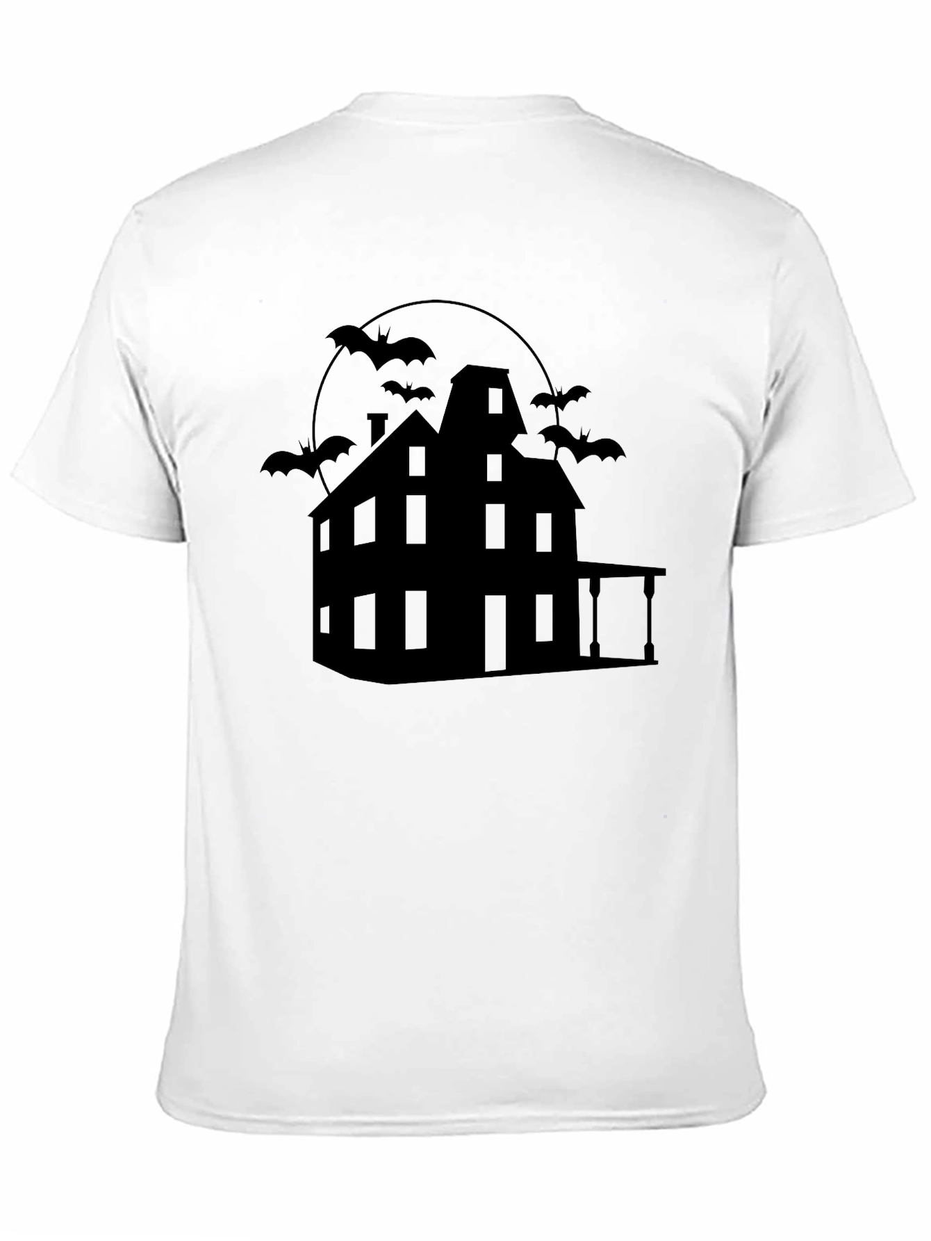 Spooky Haunted House Graphic Tee