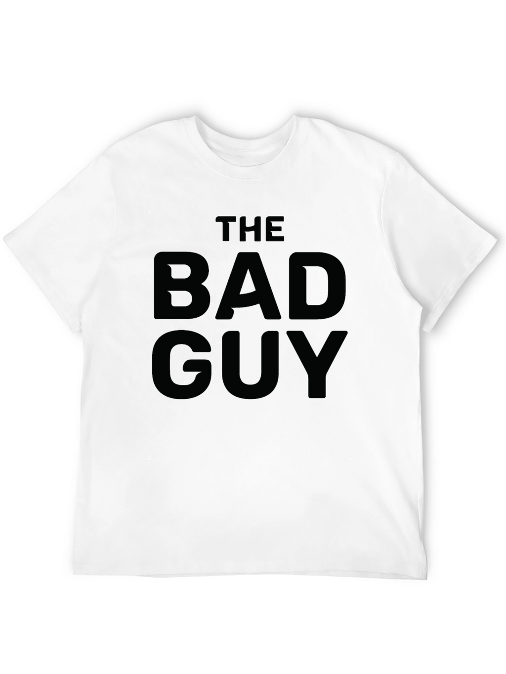 The Bad Guy Mens Black Graphic Tee