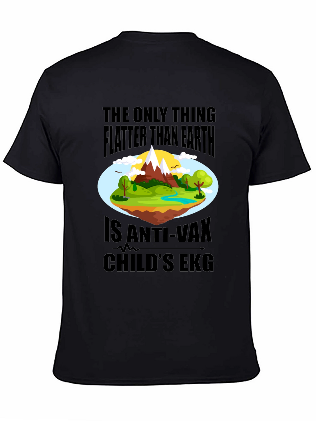 Anti-Vax Childs EKG T-Shirt