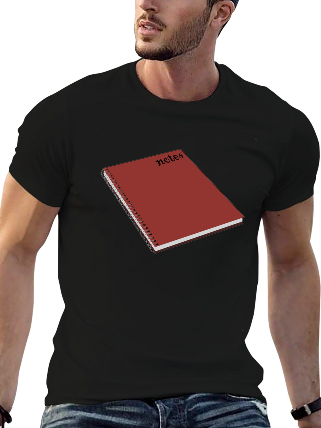 Notes Graphic T-Shirt - Classic Black Tee