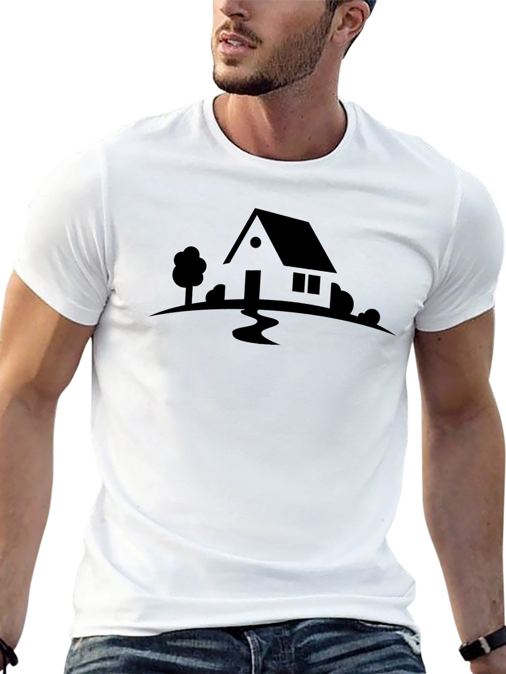House Silhouette Graphic Tee
