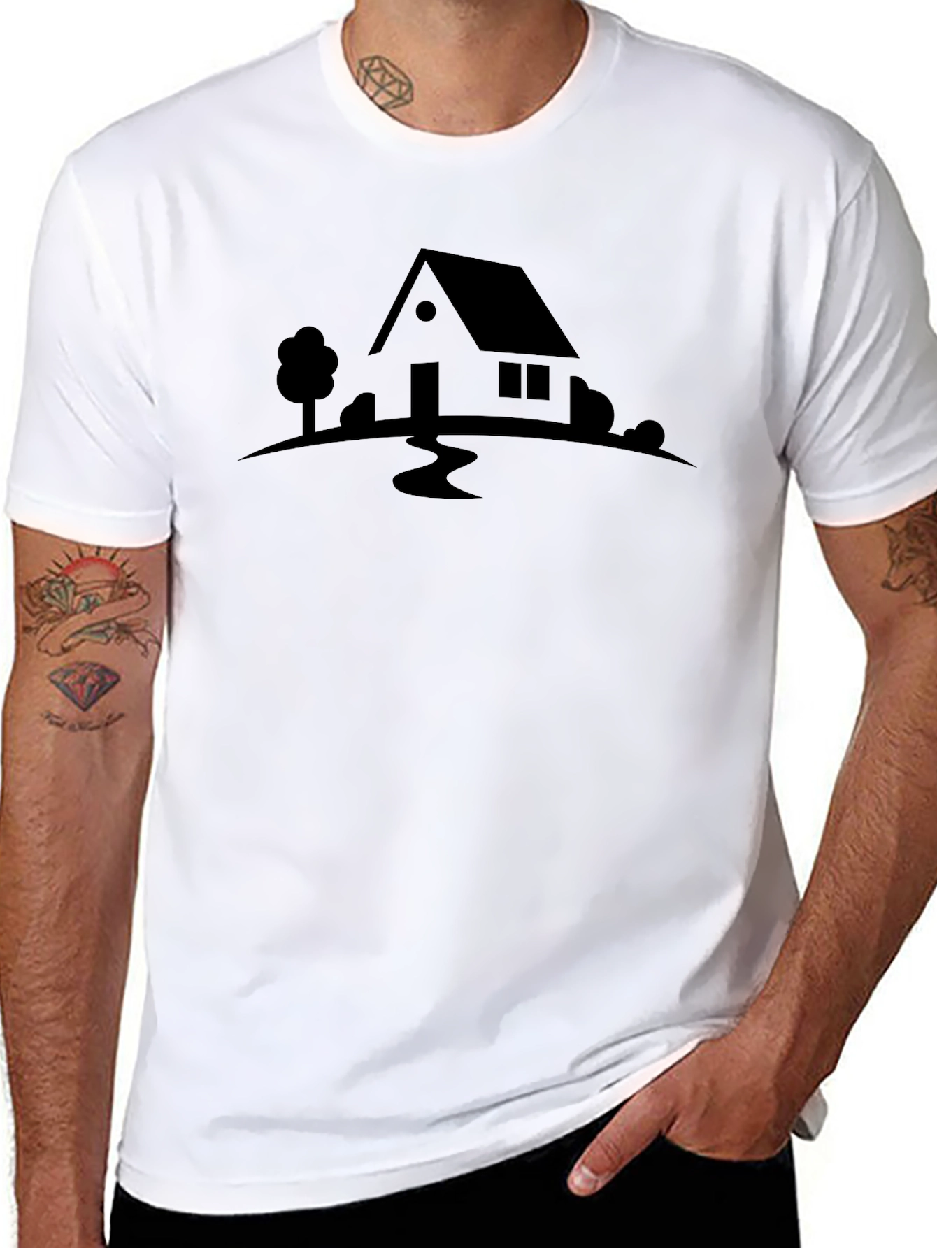 House Silhouette Graphic Tee