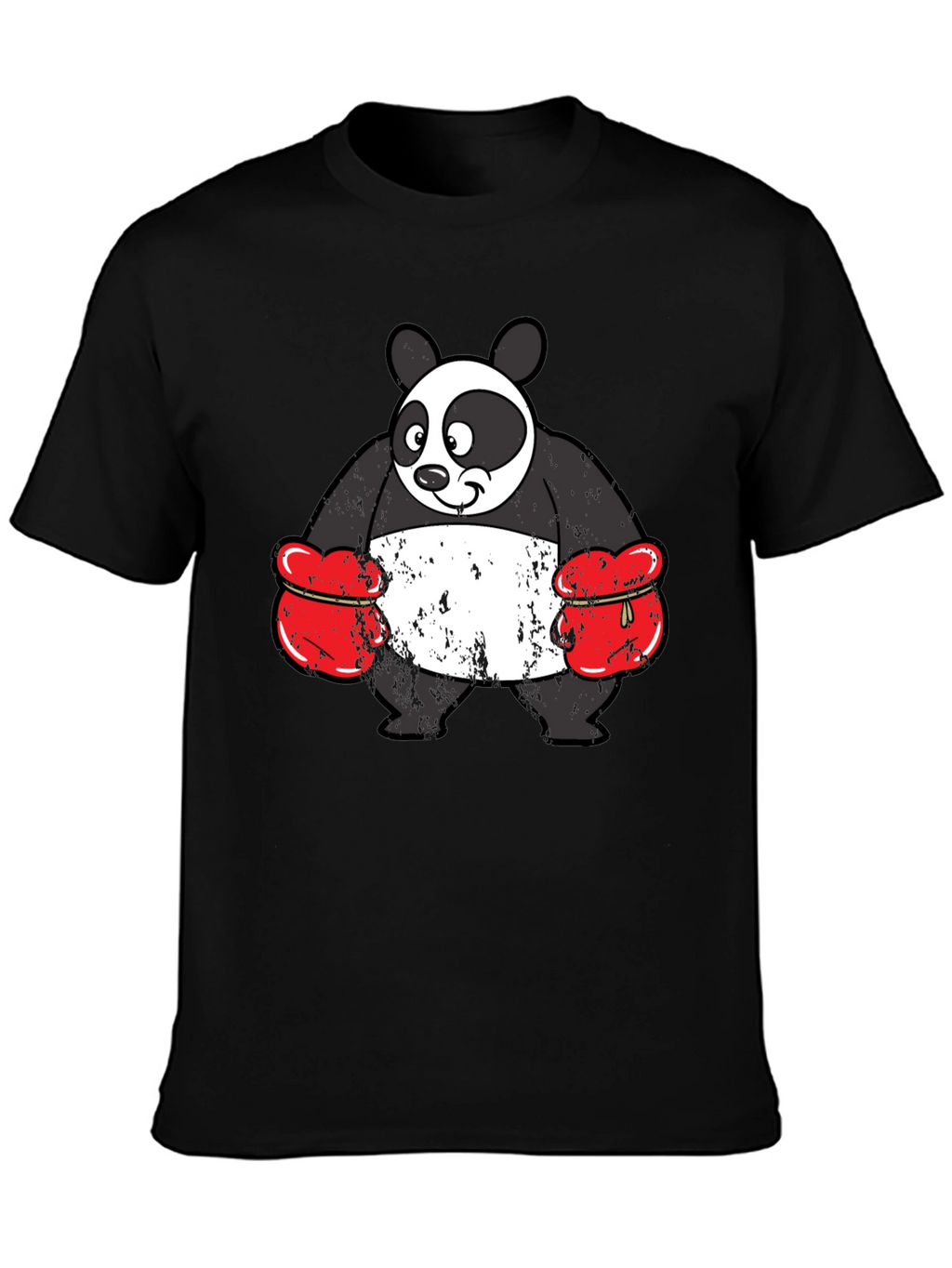 Panda Boxer Graphic Tee - Funny Novelty Shirt