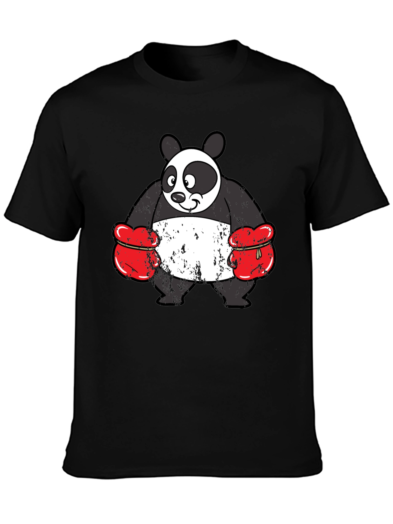 Panda Boxer Graphic Tee - Funny Novelty Shirt