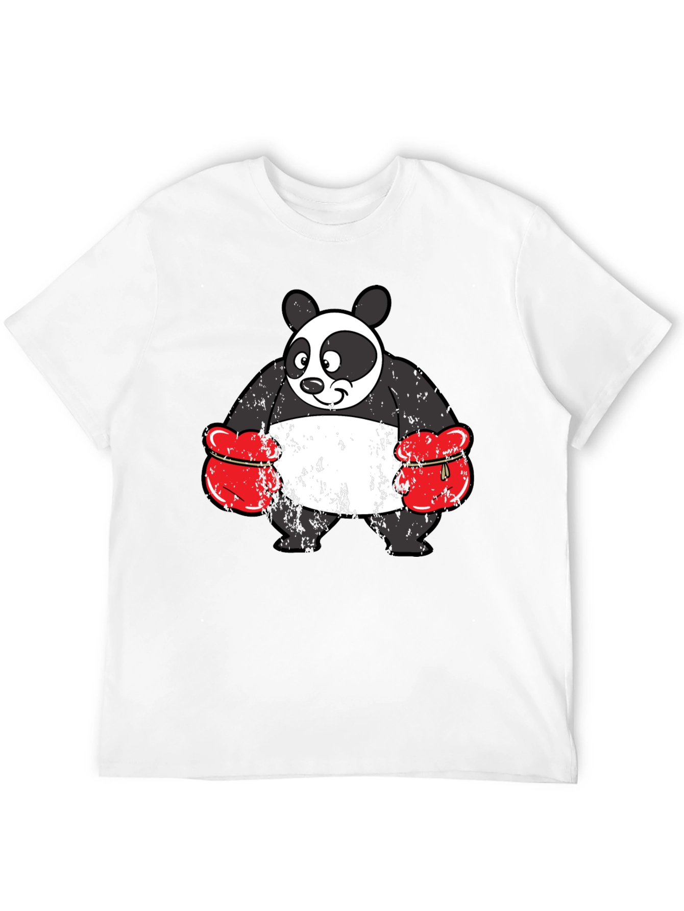 Panda Boxer Graphic Tee - Funny Novelty Shirt