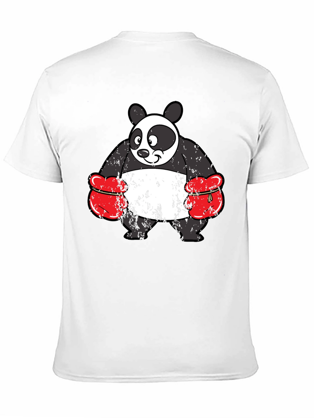 Panda Boxer Graphic Tee - Funny Novelty Shirt