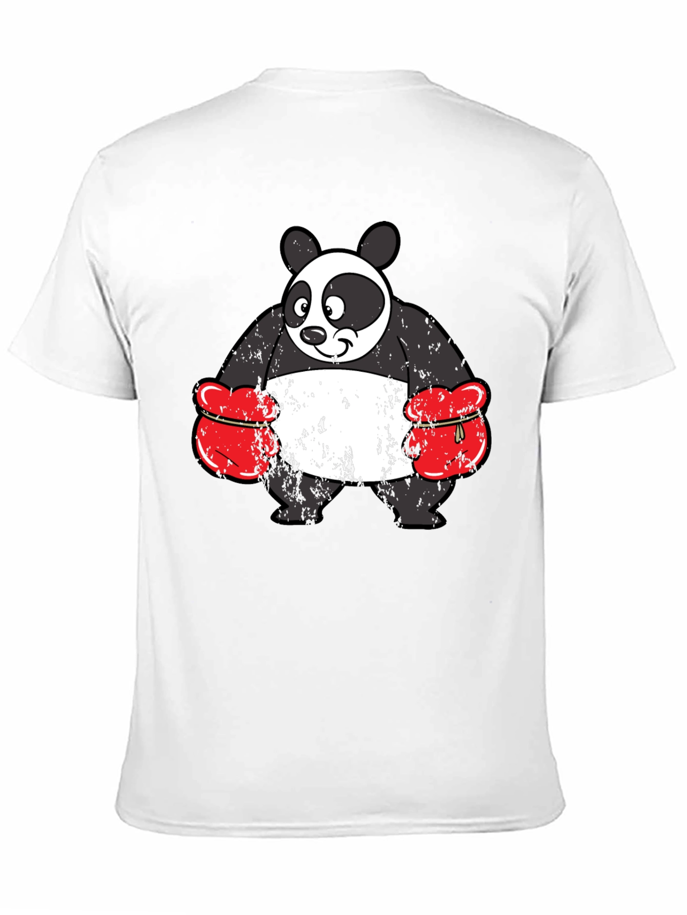 Panda Boxer Graphic Tee - Funny Novelty Shirt
