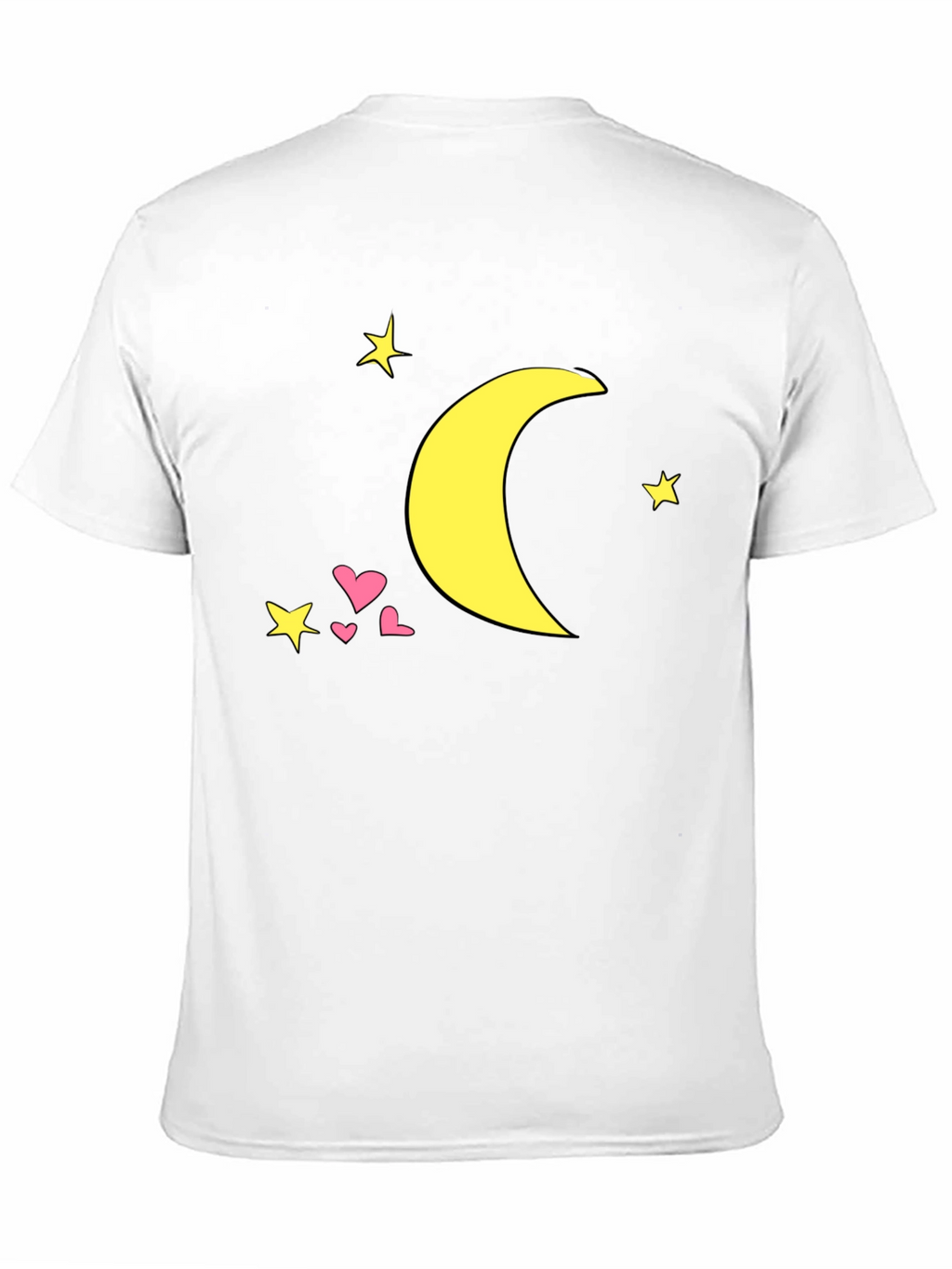 Celestial Dream Tee - Moon & Stars Graphic T-Shirt