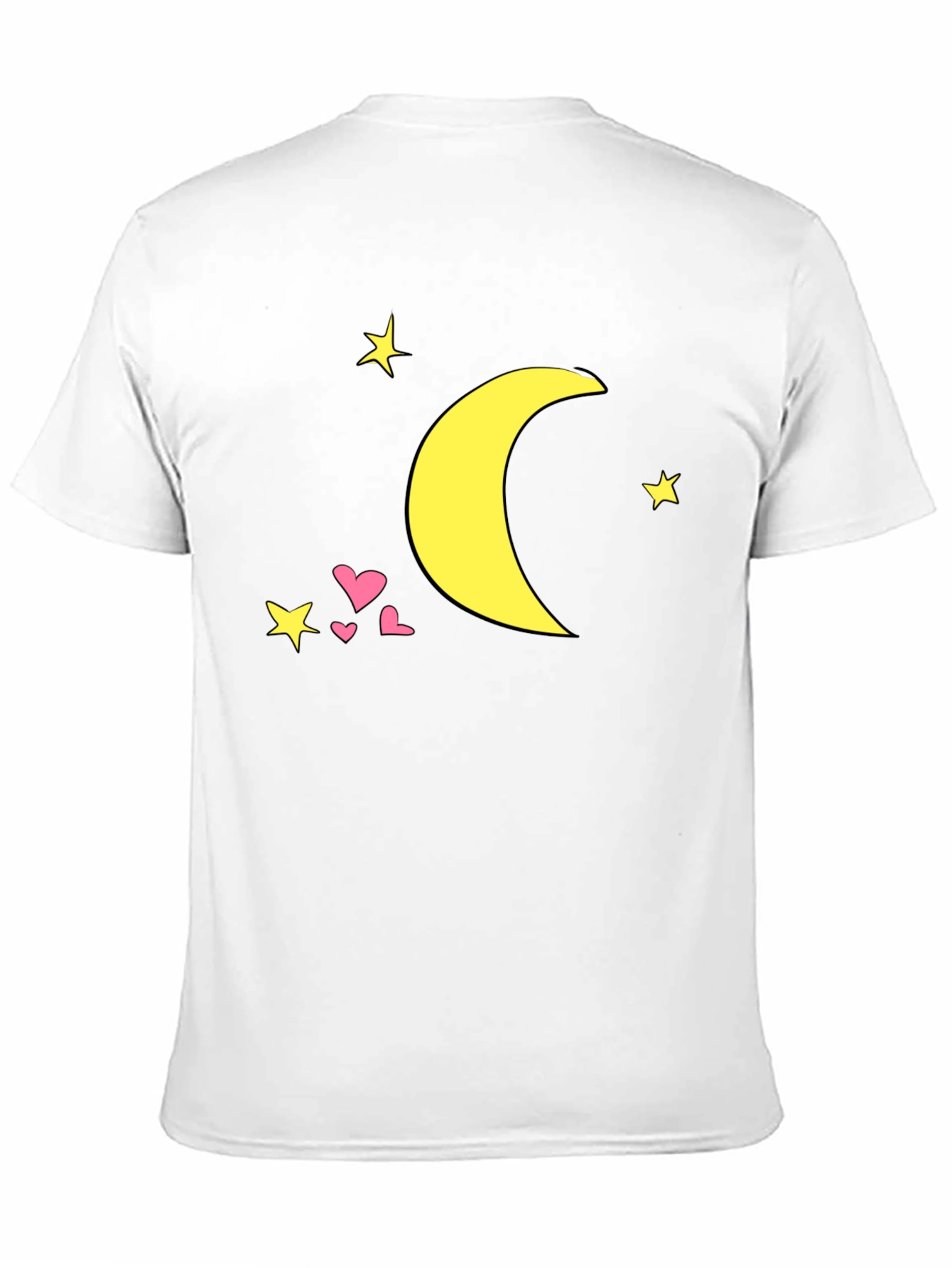 Celestial Dream Tee - Moon & Stars Graphic T-Shirt