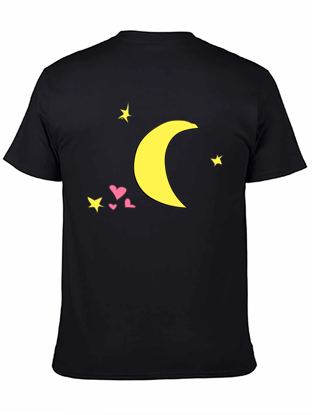 Celestial Dream Tee - Moon & Stars Graphic T-Shirt
